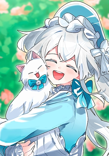 Es un gato, ¿pero fue adoptada por una familia de lobos?